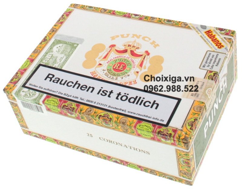 Xì gà Punch Petit Coronation Tubos - 25 điếu