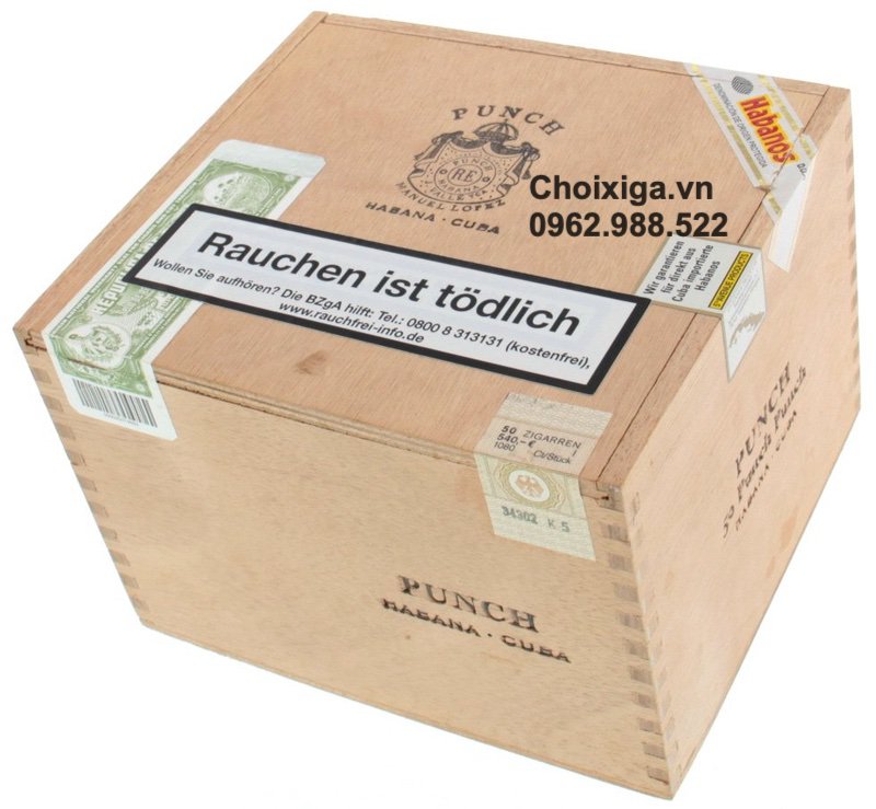Xì gà Punch Punch Cabinet - Hộp 50 điếu