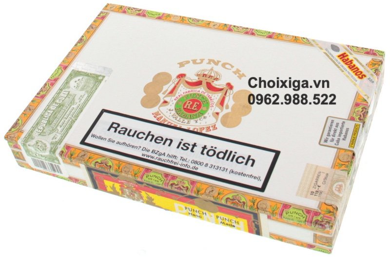 Xì gà Punch Punch Tubos - Hộp 10 điếu