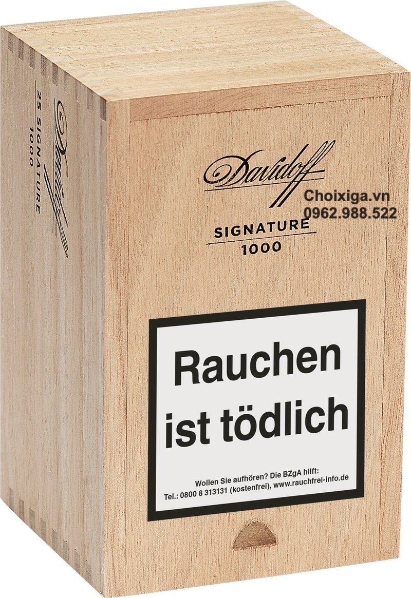Xì gà Davidoff Signature 1000 - Hộp 25 điếu