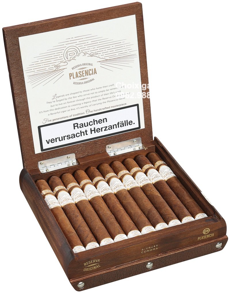 Xì gà Plasencia Reserva Original Corona - Hộp 20 điếu