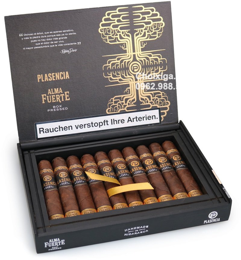 Xì gà Plasencia Alma Fuerte Robustus I - Hộp 10 điếu