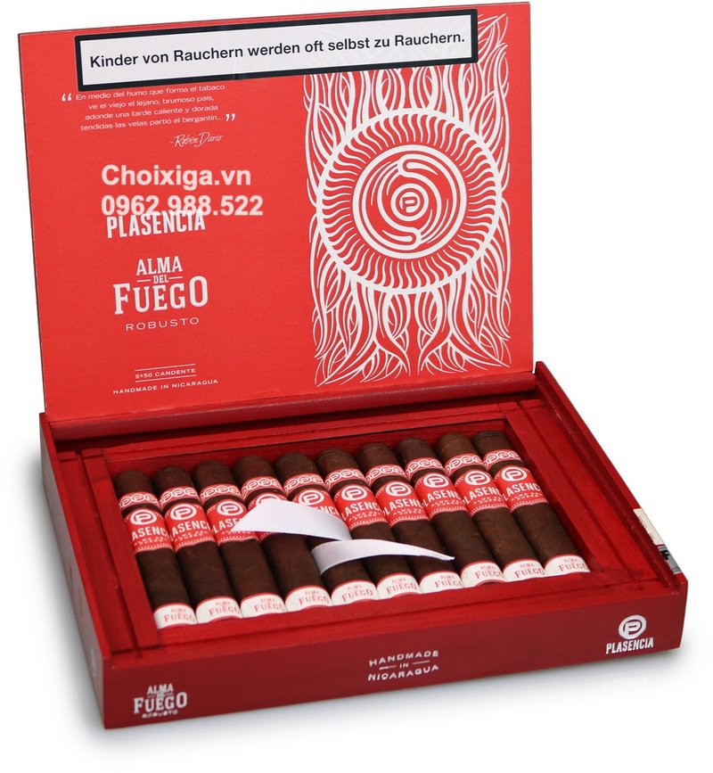 Xì gà Plasencia Alma del Fuego Candente Robusto