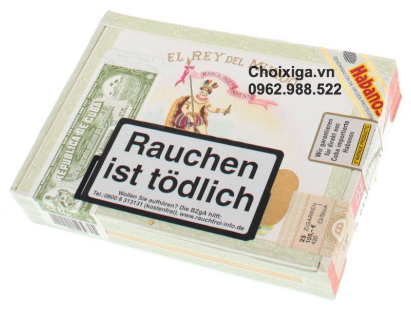 Xì gà El Rey del Mundo Demi-Tasse - Hộp 25 điếu