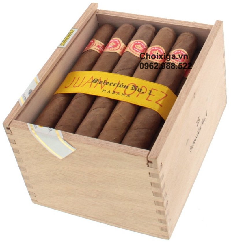 Xì gà Juan Lopez Seleccion No. 1 - Hộp 25 điếu