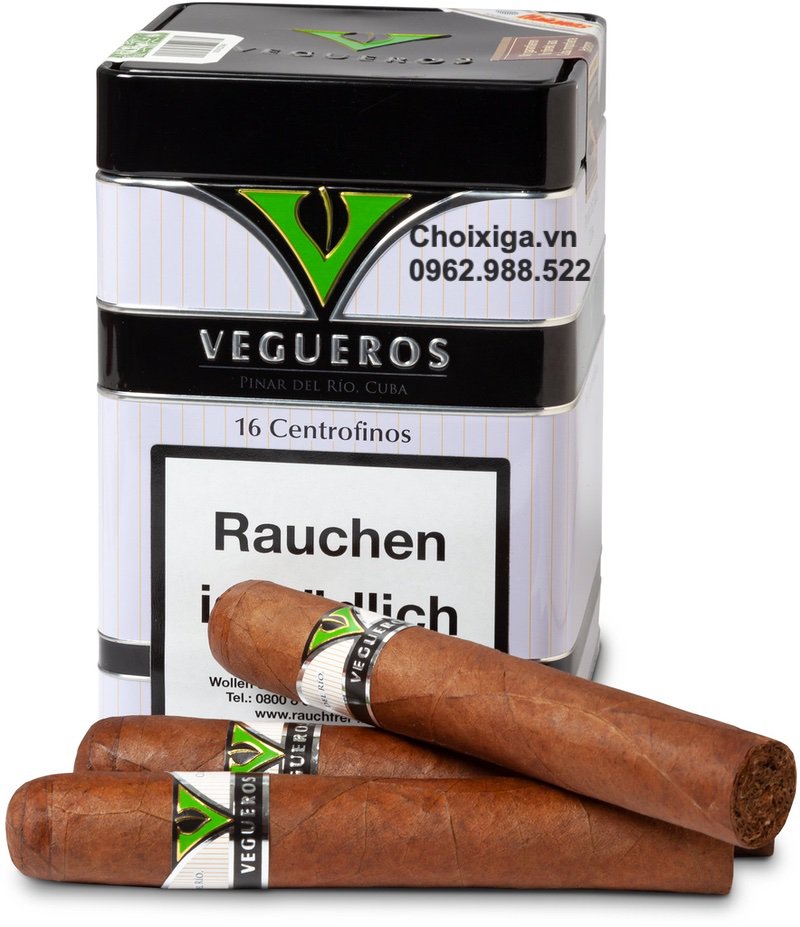 Xì gà Vegueros Centrofinos - Hộp 16 điếu