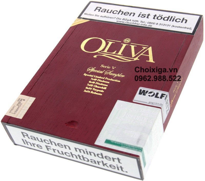 Xì gà Oliva Serie V Sampler - Hộp 5 điếu