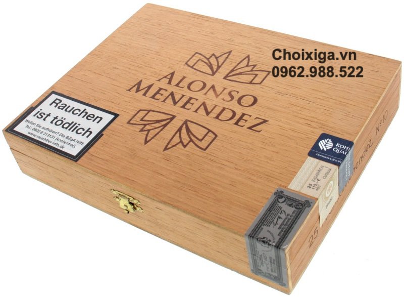 Xì gà Alonso Menendez No. 10 (Lonsdale) - Hộp 25 điếu