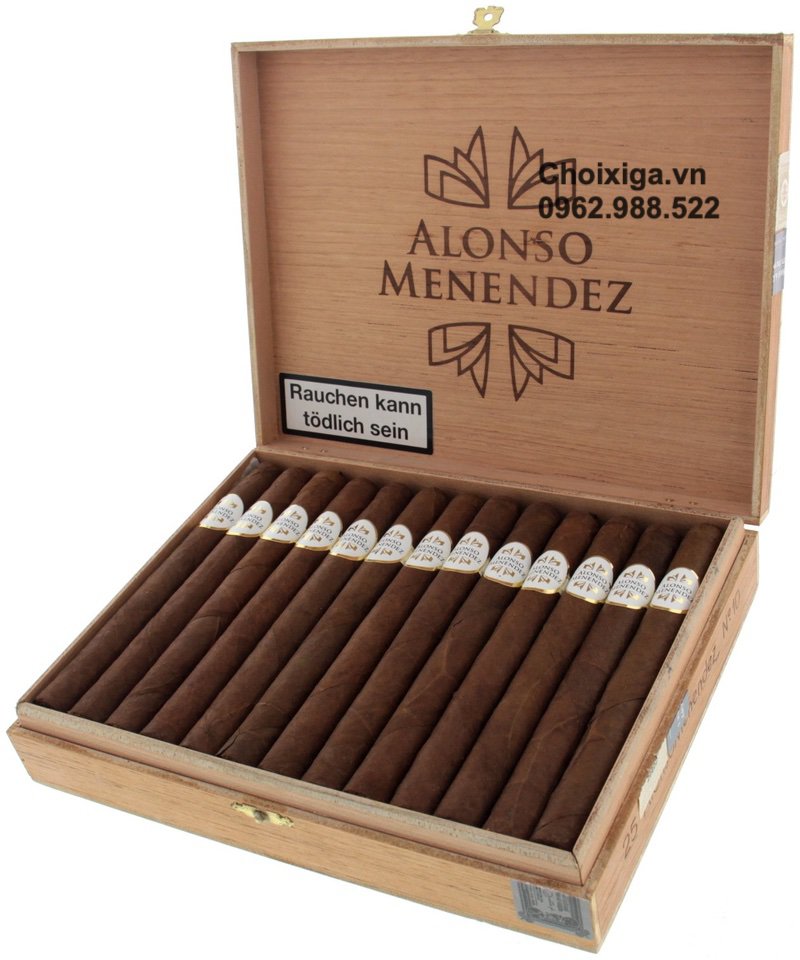 Xì gà Alonso Menendez No. 10 (Lonsdale) - Hộp 25 điếu