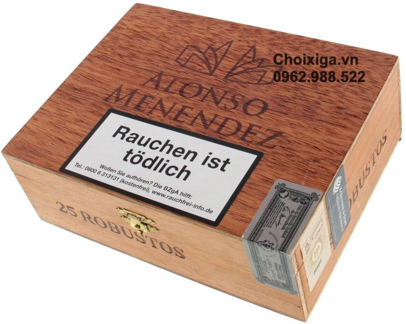 Xì gà Alonso Menendez Robusto - Hộp 25 điếu