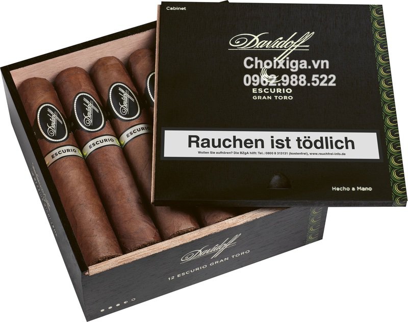 Xì gà Davidoff Escurio Gran Toro - Hộp 12 điếu