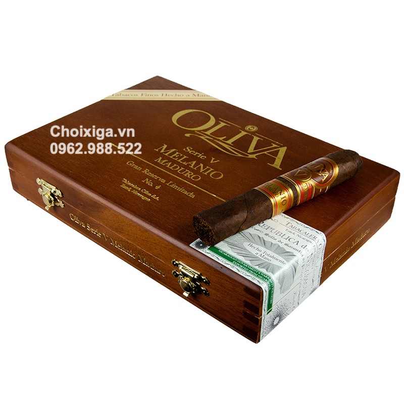 Xì gà Oliva Serie V Melanio Maduro No. 4 Corona - Hộp 10 điếu