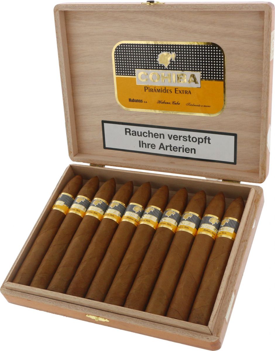 Xì gà Cohiba Piramides Extra – Hộp 10 điếu