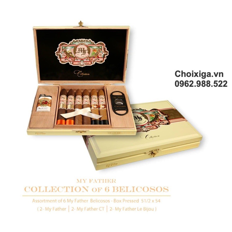 Xì gà My Father Belicoso Collection- Hộp 6 điếu