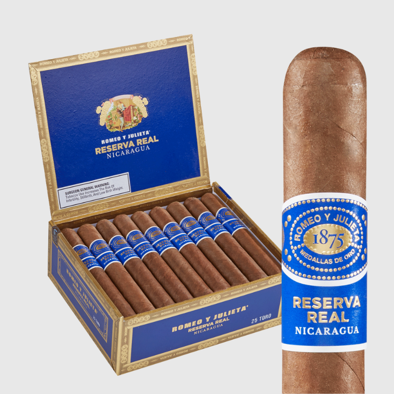 Xì gà Romeo Y Julieta Reserva Real Nicaragua Toro - Hộp 25 điếu