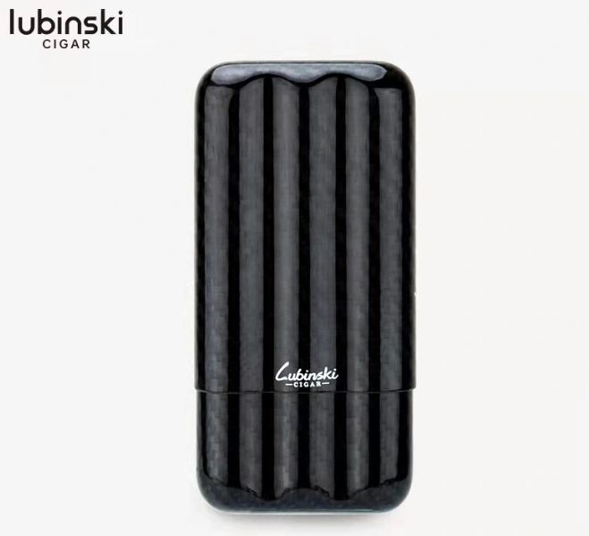 Bao đựng Xì gà sợi Carbon 3 điếu Lubinski YJA-70001