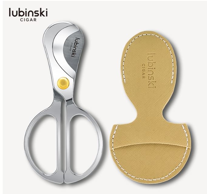 Kéo cắt Xì gà YJA-30007 Lubinski kèm bao da