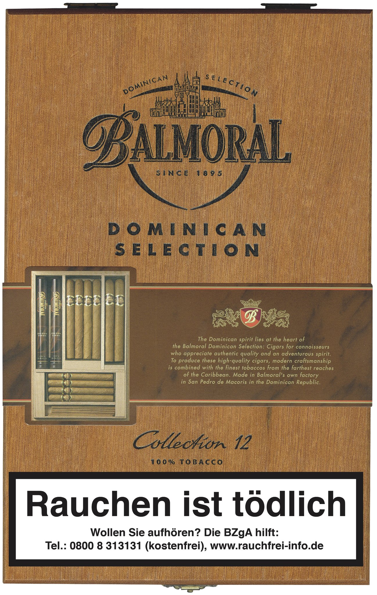 Xì gà Balmoral Dominican Selection Collection- Hộp 12 điếu