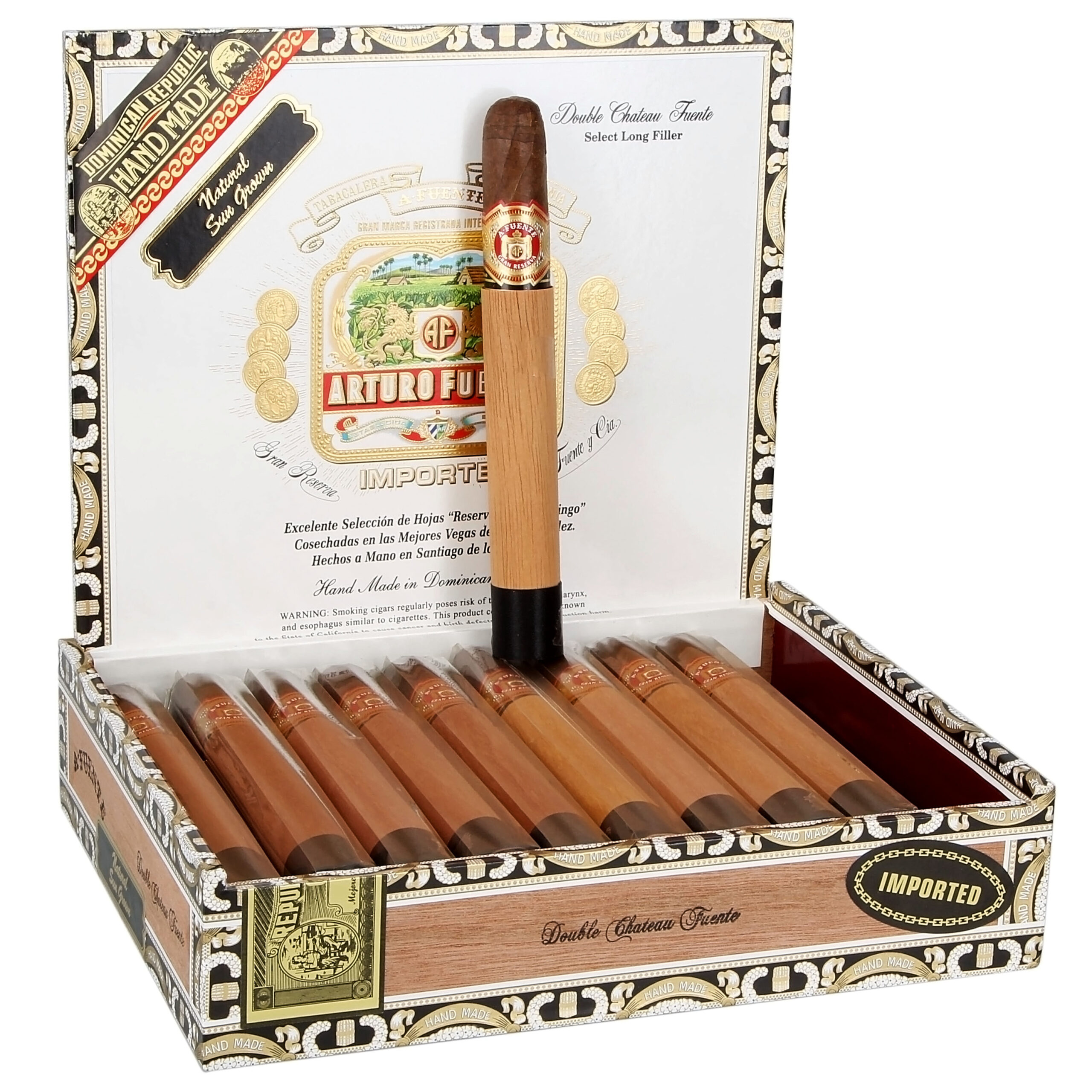 Xì gà Arturo Fuente Double Chateau - Hộp 20 điếu