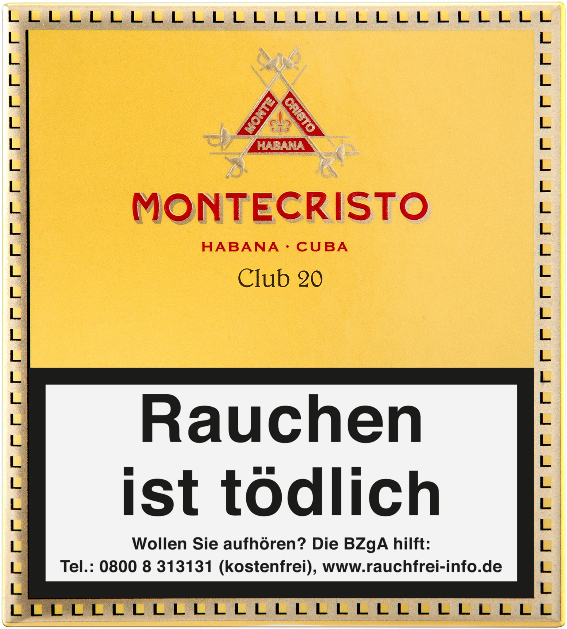 Xì Gà Montecristo Club - Hộp 20 điếu