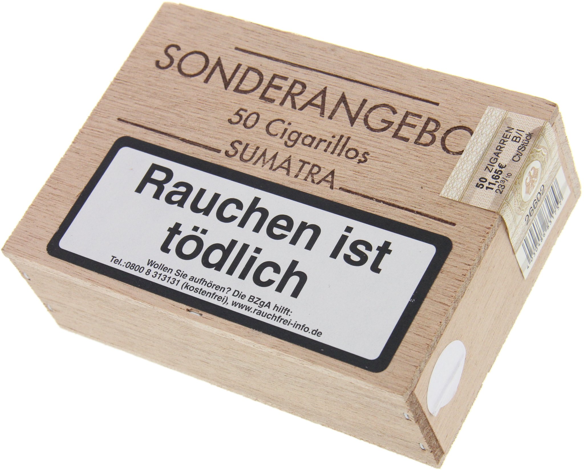 Xì Gà Woermann Cigars Sonderangebot Sumatra Cigarillos