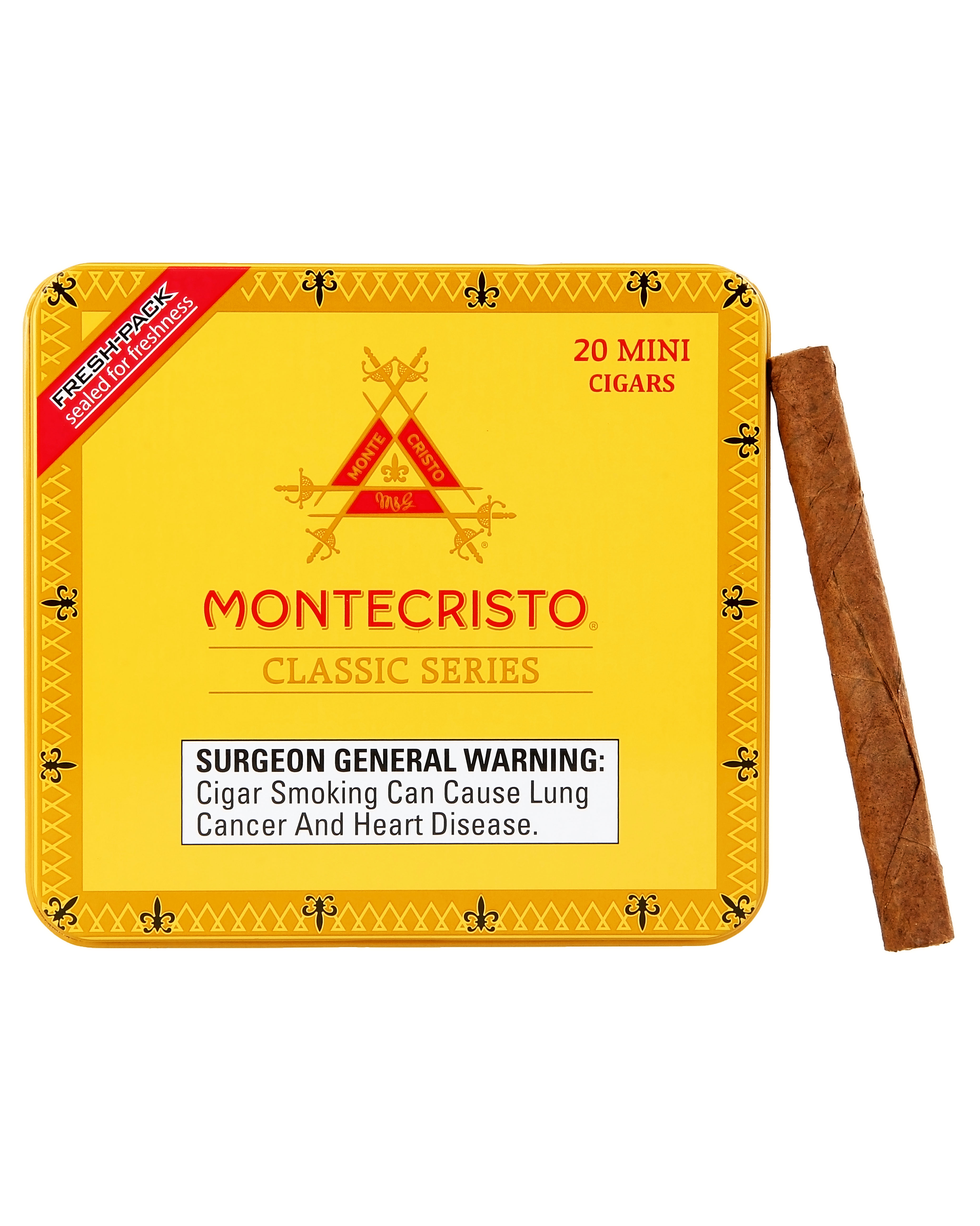 Xì Gà Montecristo Classic Mini - Bao 20 điếu