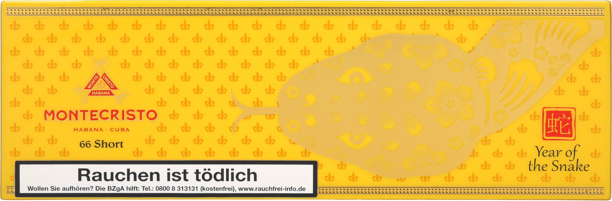 Xì Gà Montecristo Short Year of the Snake 2025- Hộp 66 Điếu