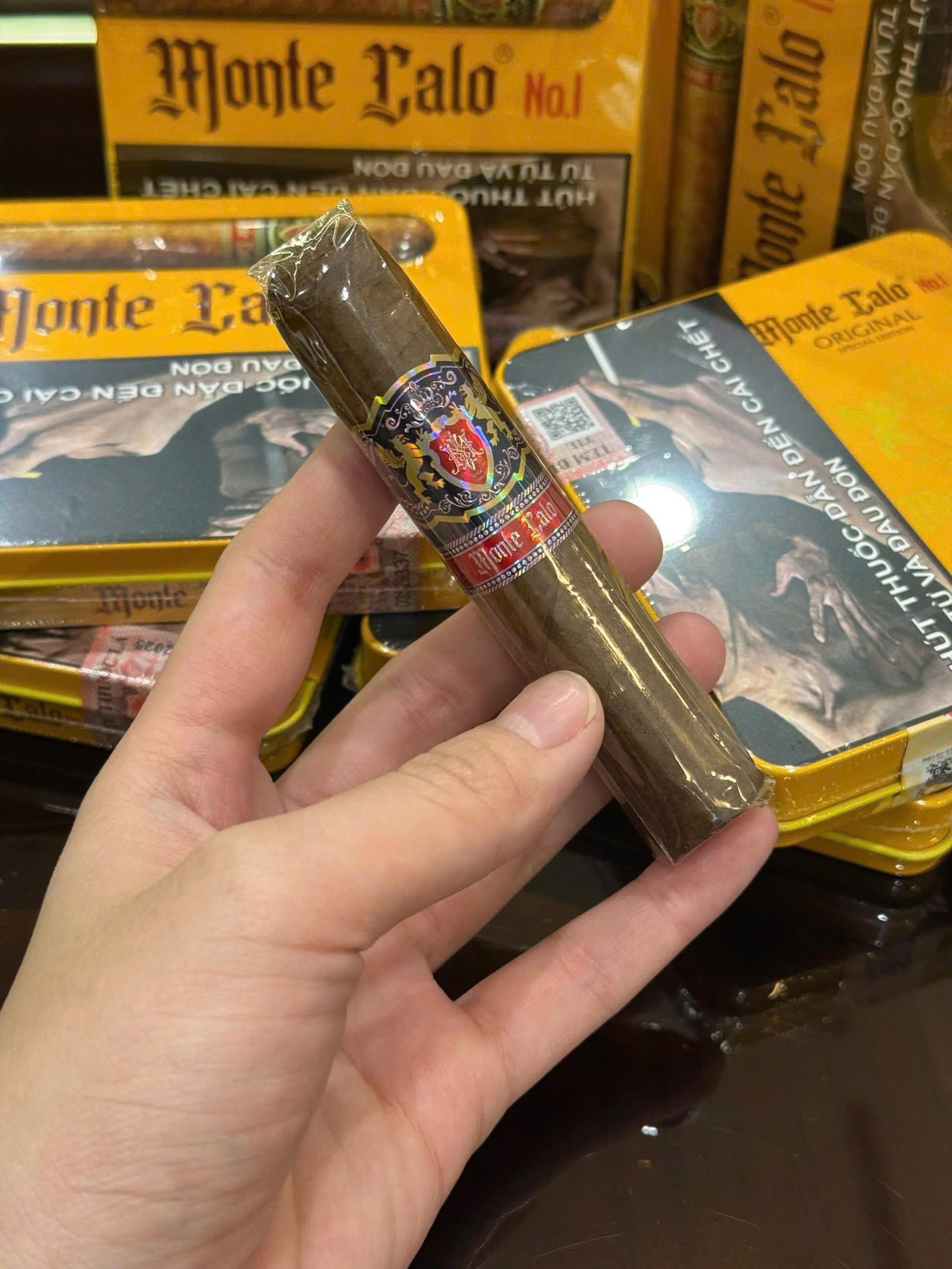 Xì Gà MONTE CALO NO 1- Hộp 5 điếu
