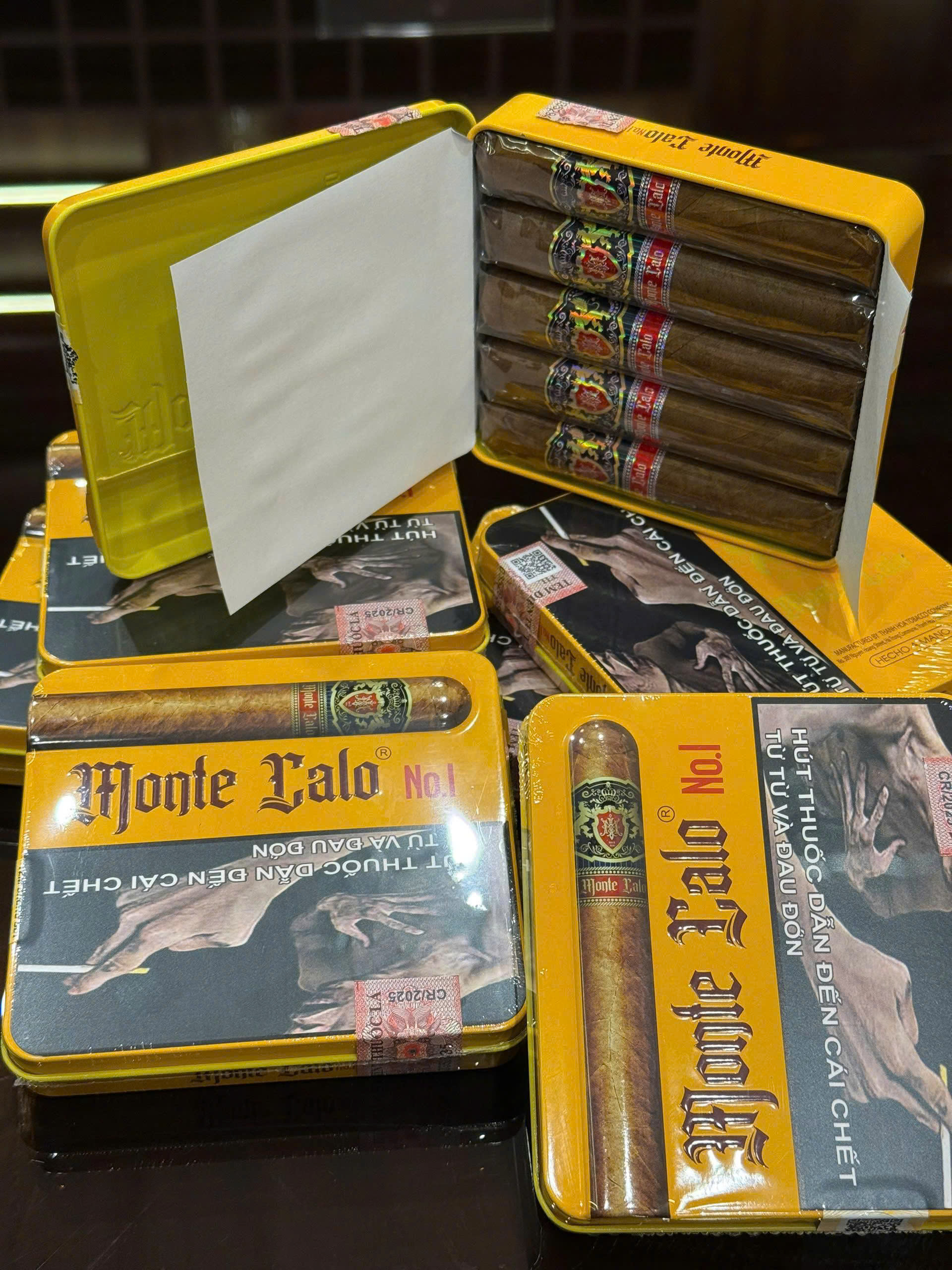 Xì Gà MONTE CALO NO 1- Hộp 5 điếu