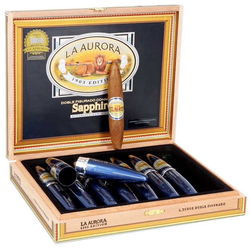 Xì Gà La Aurora Preferidos Connecticut Sapphire Tubos