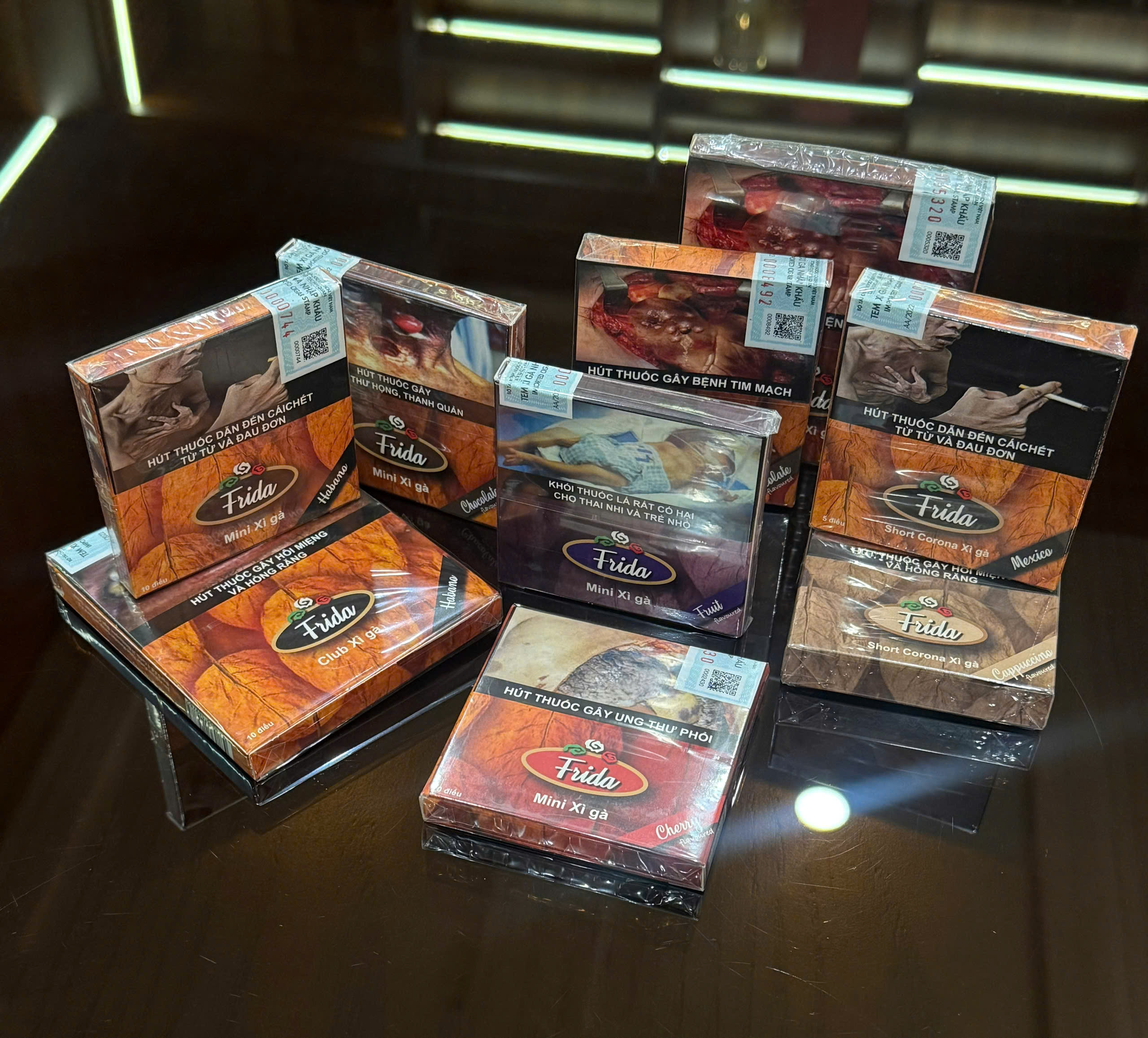 Xì Gà Mini Frida Habano - Bao 10 điếu