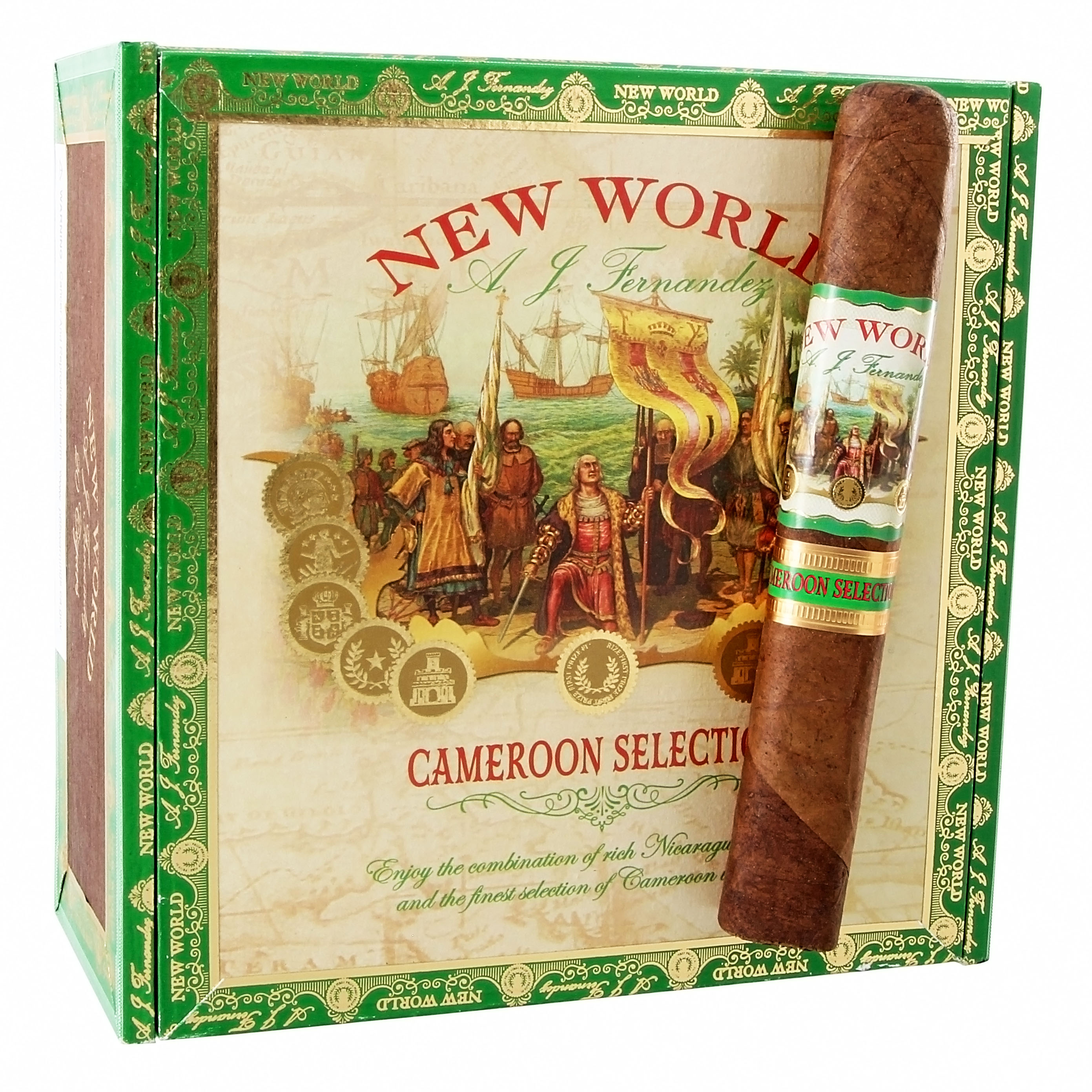 Xì Gà New World Cameroon Double Robusto - Hộp 20 điếu
