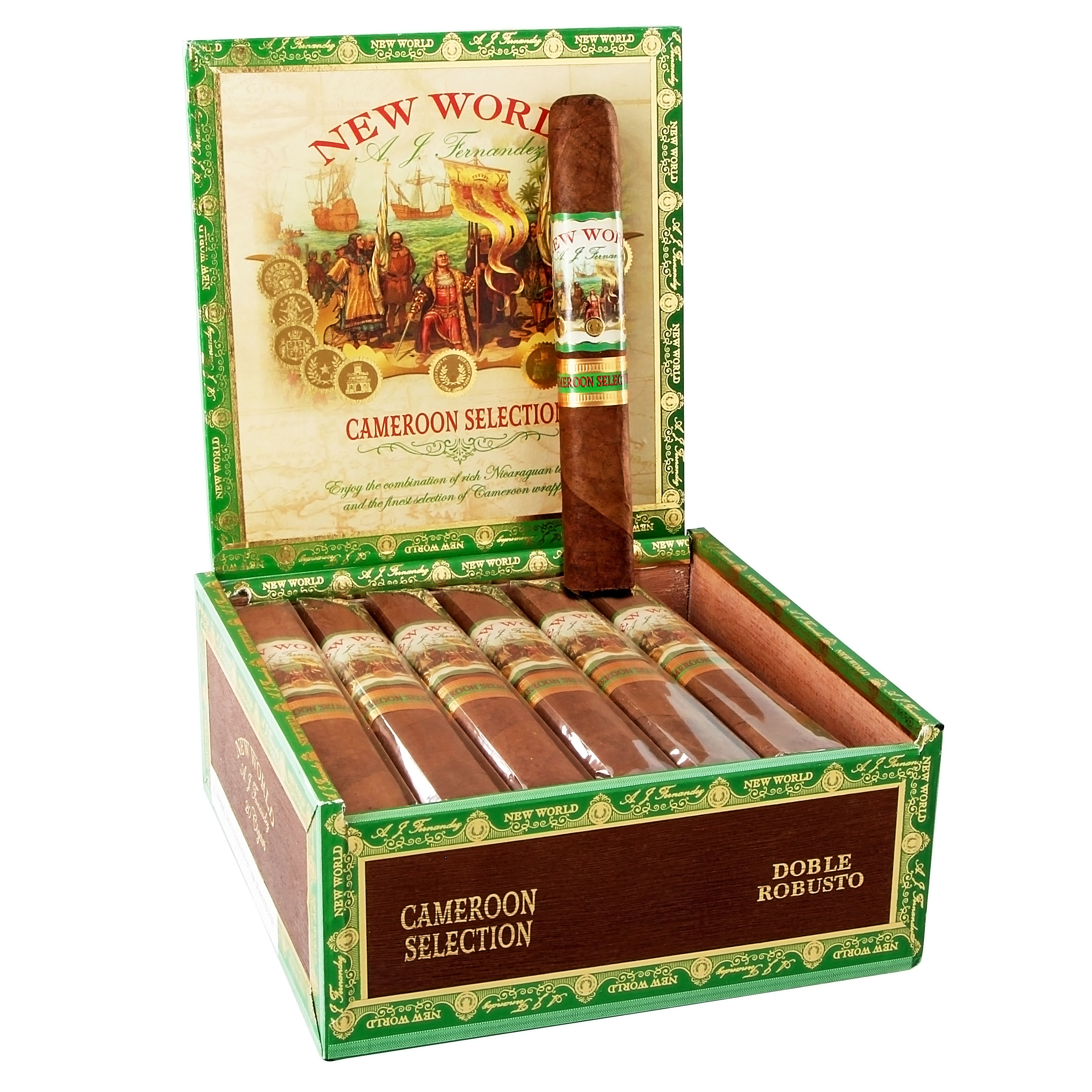 Xì Gà New World Cameroon Double Robusto - Hộp 20 điếu
