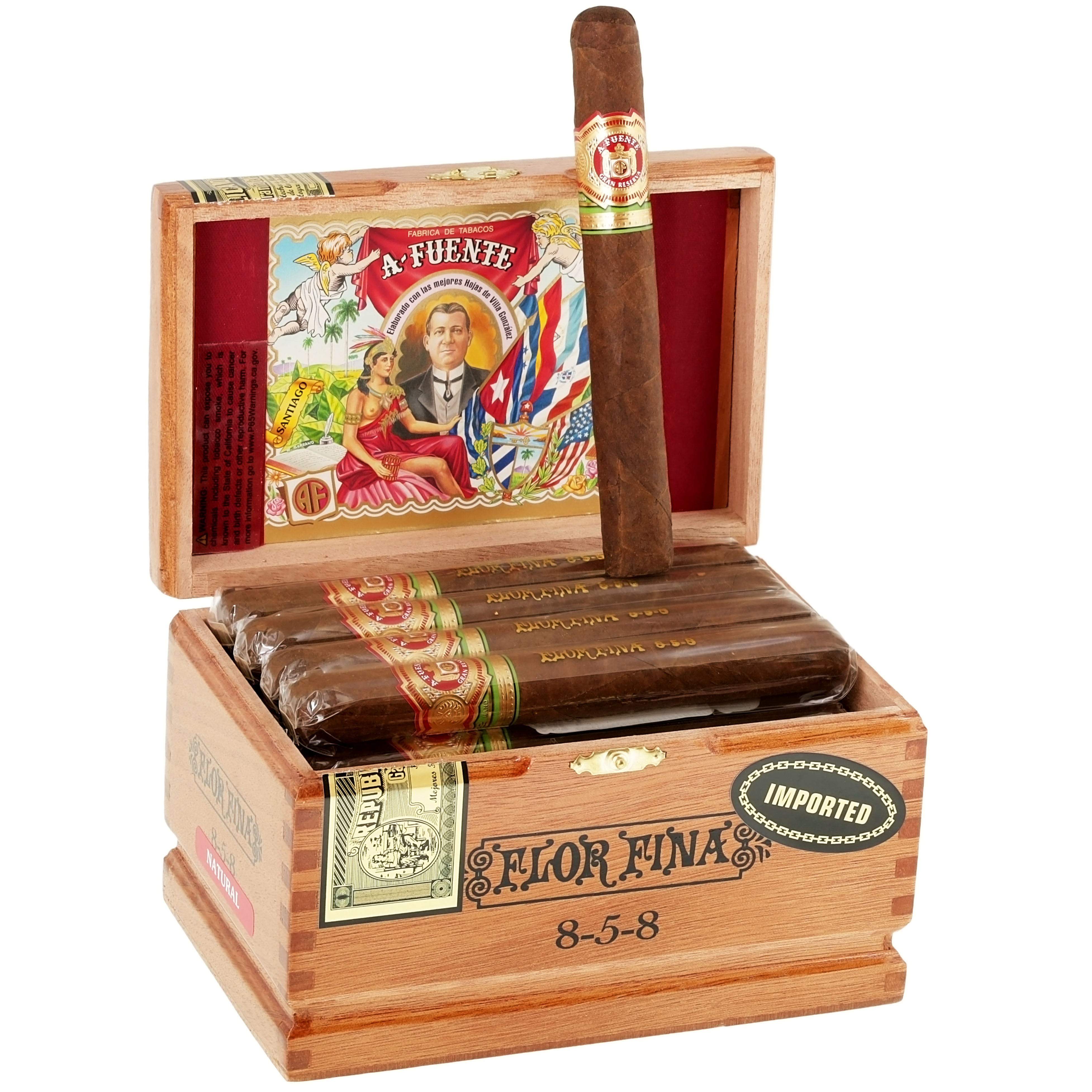 Xì Gà Arturo Fuente Natural 8-5-8 - Hộp 25 điếu