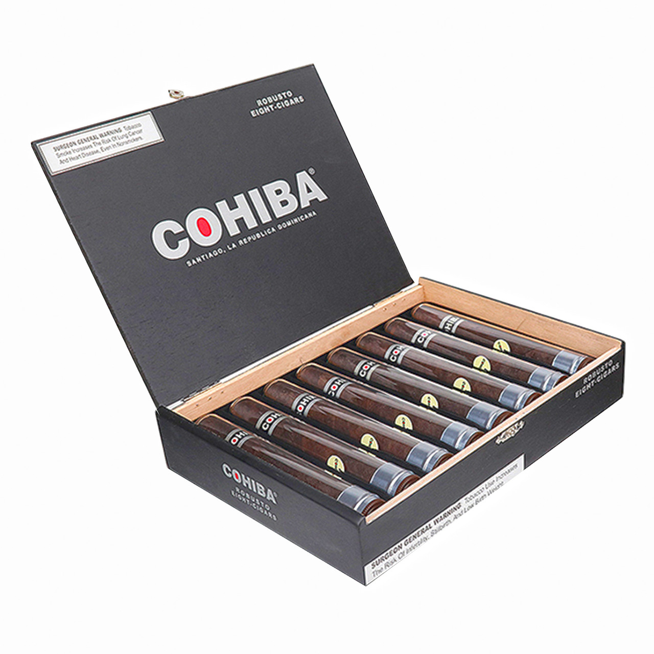 Xì Gà Cohiba Black Robusto Crystal - Hộp 8 điếu