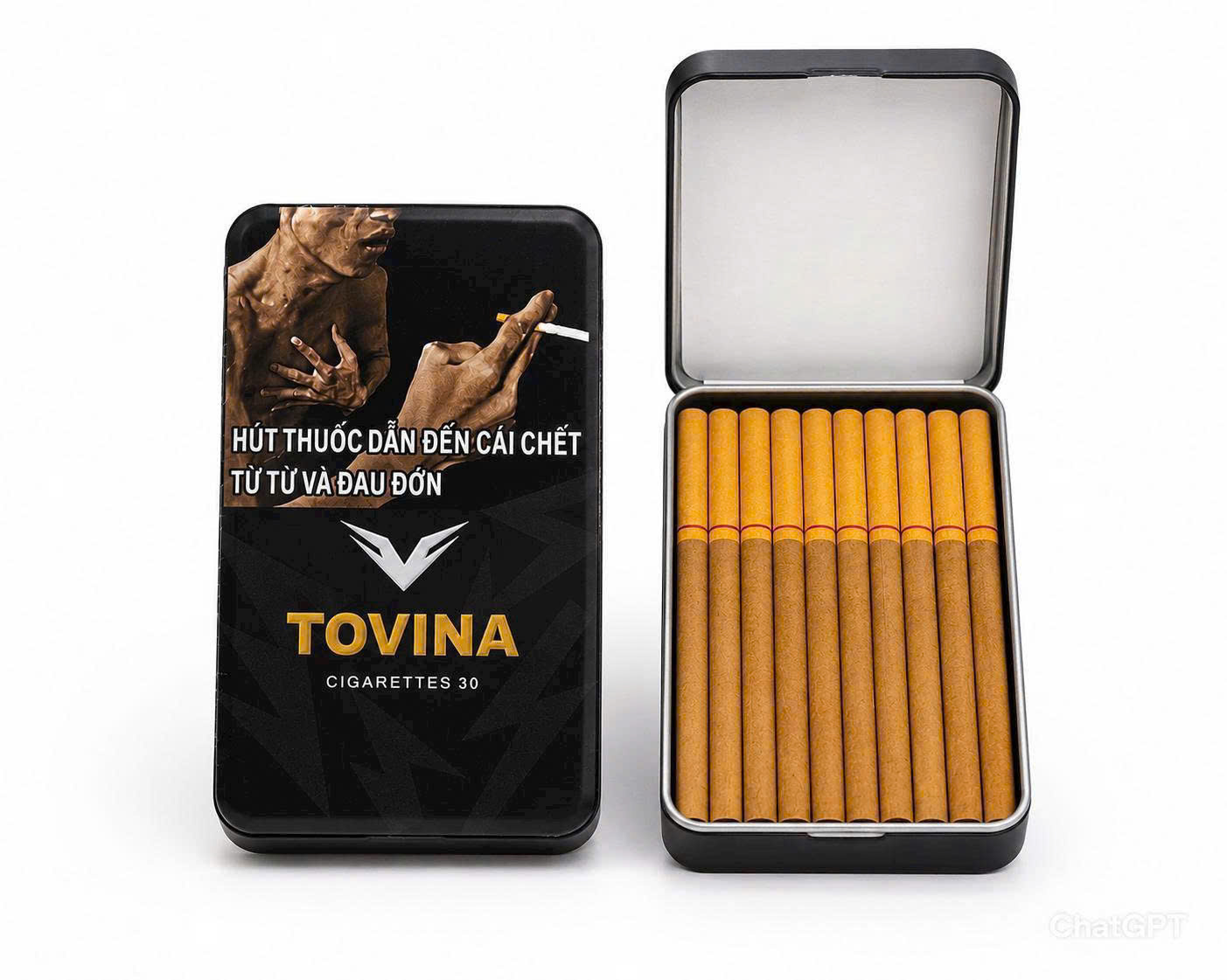 Xì Gà Tovina Super Slim - Hộp 30 điếu
