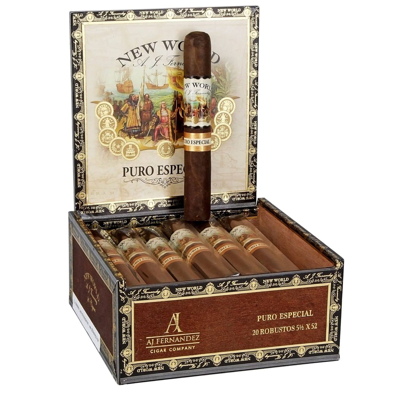 Xì Gà New World Puro Especial Robusto - Hộp 20 Điếu