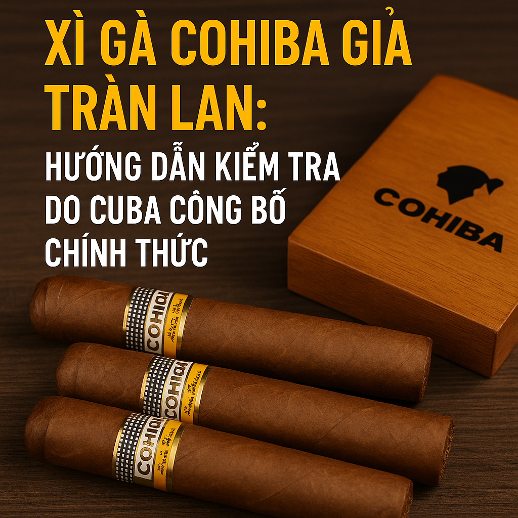 Xì Gà Cohiba Giả: Cách Nhận Biết Chuẩn Theo Habanos S.A | Hướng Dẫn 2025
