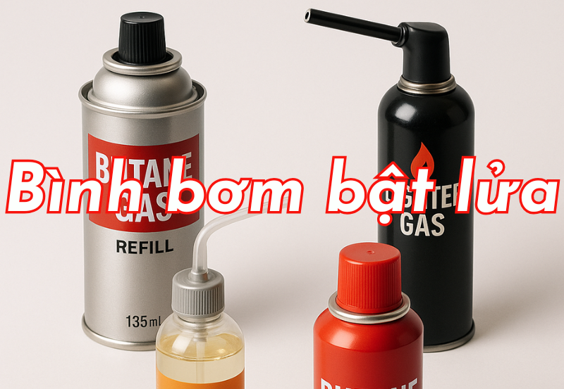 bình bơm ga bật lửa