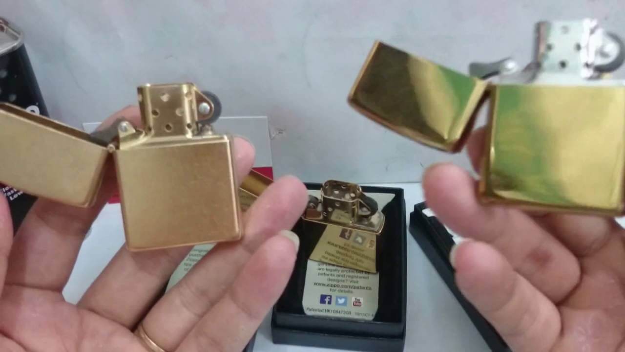 Các bước đổ xăng Zippo