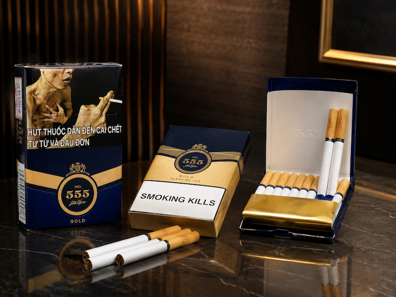Các dòng thuốc 3 số vàng gồm Gold King Size Gold Original và Gold Equinox