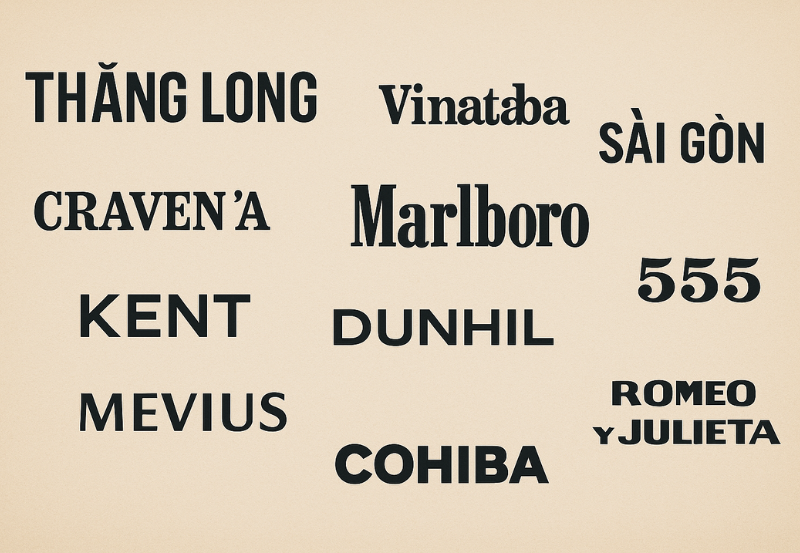 các loại thuốc lá ở việt nam