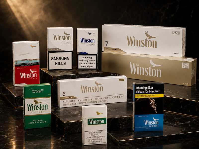 Các dòng thuốc lá Winston Red Blue Silver và Menthol