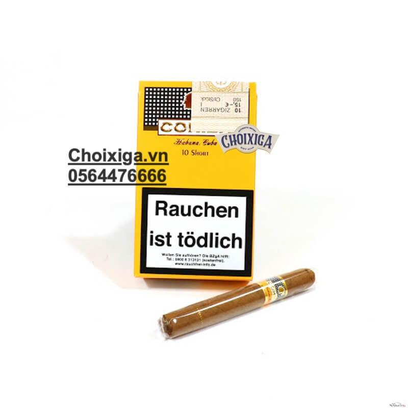 Top xì gà Cuba giá rẻ – Cohiba Short 10 (Hộp 10 Điếu giá 600.000vnđ)