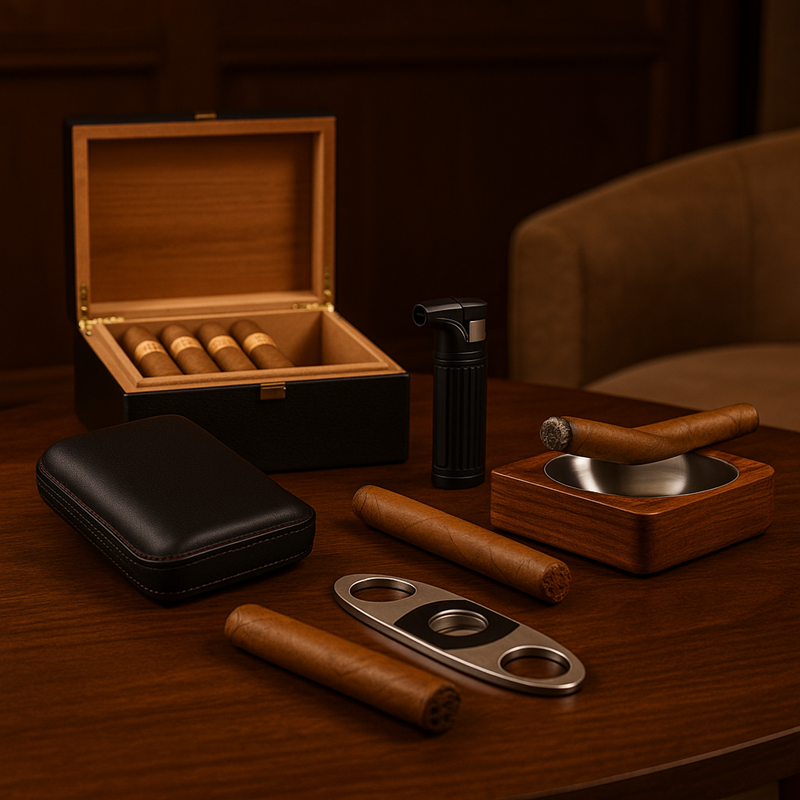 Phụ Kiện Xì Gà – Set Dao Cắt, Tẩu Hút, Hộp Đựng Chính Hãng Tại Hà Nội & TPHCM