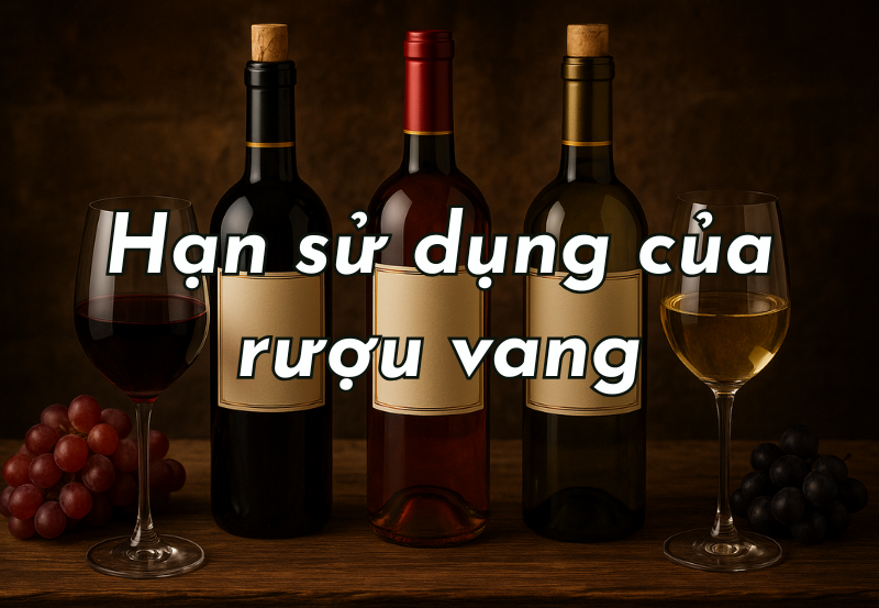 rượu vang để được bao lâu