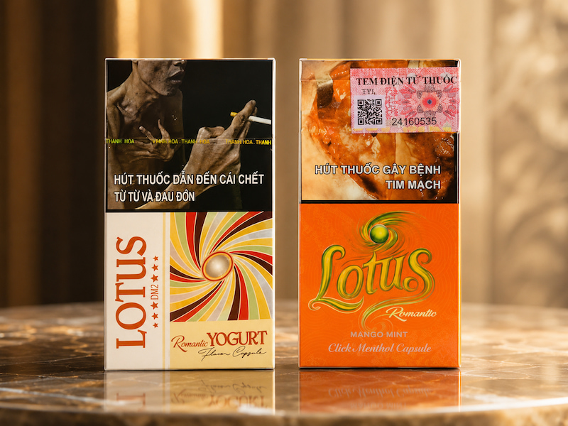 So sánh Lotus Yogurt sữa chua và Lotus Mango Mint xoài bạc hà