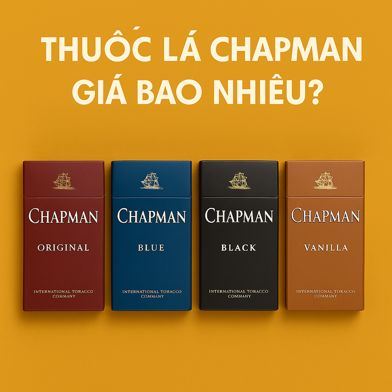 Thuốc Lá Chapman Giá Bao Nhiêu? Bảng Giá Chapman 2025 Tại Việt Nam