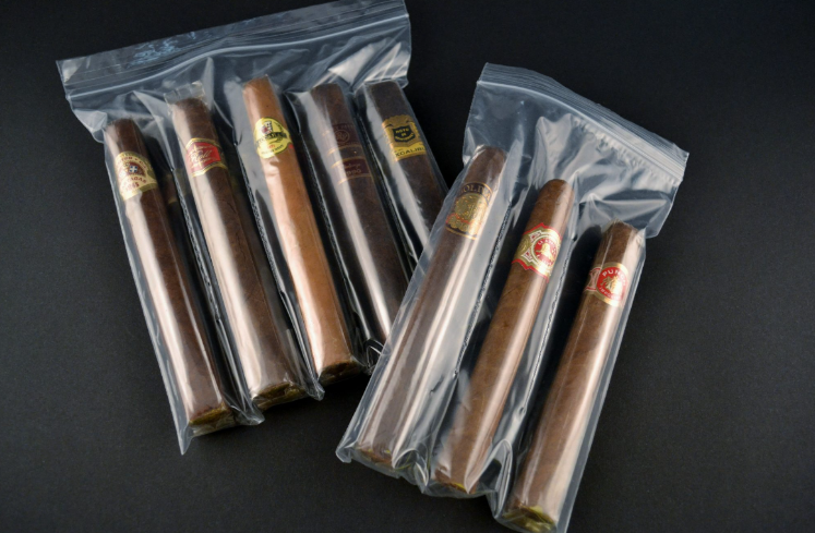 Bảo quản xì gà dùng túi zip